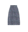 A.P.C. RAVENNA CRÊPE DE CHINE SKIRT,P00425946