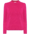 Co Essentials Cashmere Crop Sweater In Pink
