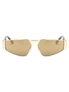 MOSCHINO EYEWEAR MOSCHINO EYEWEAR GEOMETRIC FRAME SUNGLASSES