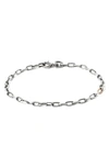 TITLE OF WORK ANCHOR CABLE BRACELET,BR034-SSRG-SIRO