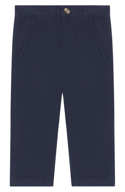 Andy & Evan Kids' Boy's Straight Leg Twill Pants In Navy