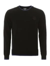 KENZO PULLOVER WITH TIGER PATCH,11184650