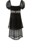SELF-PORTRAIT DRESS WITH SEQUINS AND CRYSTALS,11184635