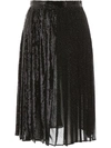 MARCO DE VINCENZO MIDI SEQUINS SKIRT,MQ5229 MDVPL05b 099