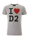 DSQUARED2 I LOVE D2 T-SHIRT,11184457