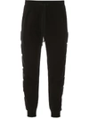 DOLCE & GABBANA JOGGERS WITH EMBOSSED LOGO,11184456