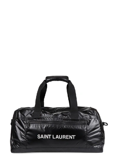 Saint Laurent Nylon Travel Bag In Black