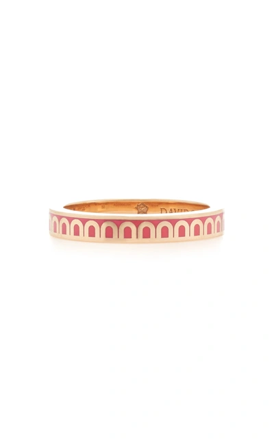 Davidor Women's L'arc 18k Rose Gold Ring In Pink