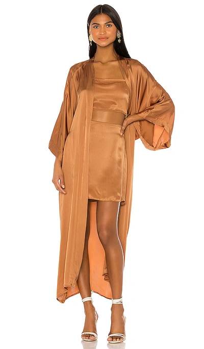 Indah Luna Robe With Sash In Honey