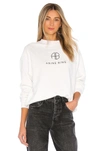 ANINE BING RAMONA MONOGRAM SWEATSHIRT,ANIN-WK33