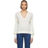 CHLOÉ OFF-WHITE WOOL SWEATER
