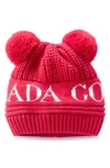 CANADA GOOSE DOUBLE POMPOM HAT,6942B