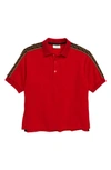 FENDI LOGO TRIM POLO,JMI293 AVP