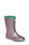 Hunter Kids' First Classic Nebula Waterproof Rain Boot In Element
