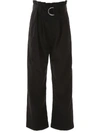 GANNI NYLON TROUSERS,11184862