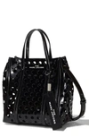 THE MARC JACOBS THE TAG 21 PERFORATED LEATHER TOTE,M0015791