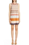 MISSONI KNIT SLEEVELESS MINIDRESS,MDG00513 BR007T