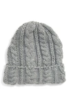 TOPSHOP CABLE KNIT BEANIE,19E10RGRY