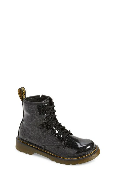 Dr. Martens' 1460 Glitter Boot In Black