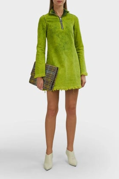 marques almeida frayed denim dress Marques Almeida frayed Denim Dress