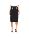 N°21 N° 21 Skirt N &deg; 21 Pencil Cady Skirt With Zip In Black
