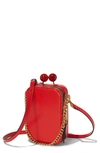 THE MARC JACOBS THE VANITY LEATHER CROSSBODY BAG,M0015417