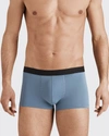 Hanro Men's Micro Touch Boxer Briefs In Medium Blue