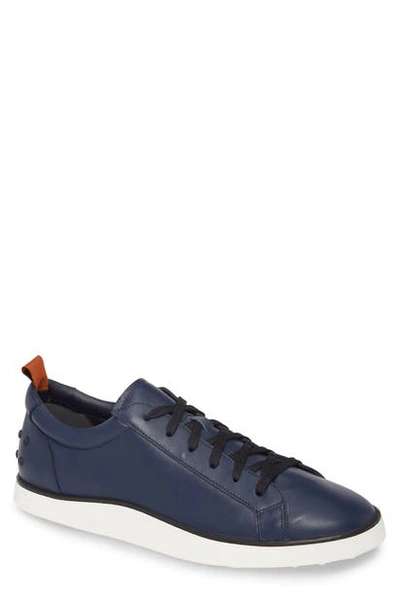 Tod's Men's Casetta 52b Leather Sneakers In Blue
