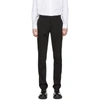 GIVENCHY BLACK TAPE CHINO TROUSERS