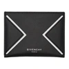 GIVENCHY GIVENCHY BLACK AND WHITE V LINES CARD HOLDER