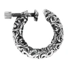 ALEXANDER MCQUEEN ALEXANDER MCQUEEN SILVER HOOP SINGLE EARRING