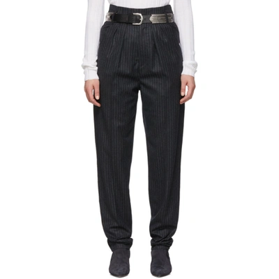 Isabel Marant Grey Wool Magali Trousers In 02an Antrac