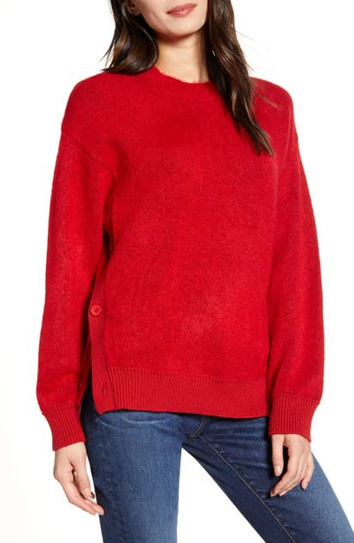 Rebecca Minkoff Knitted Bianca Sweater Terracota In Red
