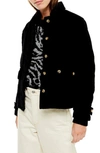 TOPSHOP CORDUROY JACKET,11R21RBLK