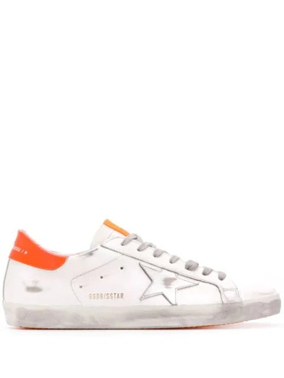Golden Goose Superstar Trainers In White Leather
