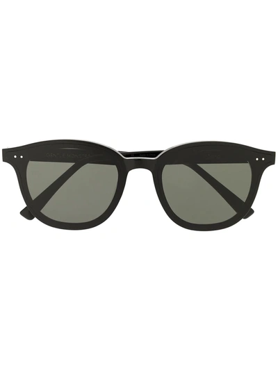 Gentle Monster Lang 01round-frame Sunglasses In Black