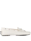 Tod's Gommino Driving Shoes In White