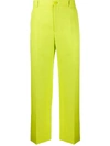 BALENCIAGA Yellow Tailored Pants,595217 TGO10