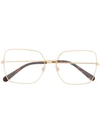 Dolce & Gabbana Dg1323 Oversized Glasses In Gold
