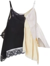 BURBERRY LACE TRIM RECONSTRUCTED CAMISOLE