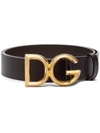 DOLCE & GABBANA LOGO BUCKLE BELT