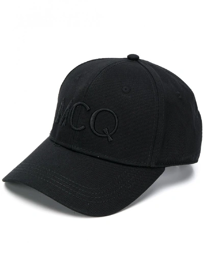 Mcq By Alexander Mcqueen Logo Baseball Cap In Black