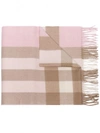 BURBERRY Cashmere Checked Scarf
