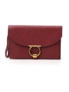 FERRAGAMO SALVATORE FERRAGAMO GANCINI FOLDOVER CLUTCH BAG