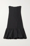 VALENTINO COTTON-BLEND FAILLE MINI DRESS