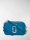 Marc Jacobs The Softshot 21 Shoulder Bag In Blue Leather In Blue