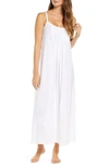 HANRO JULIET PLEAT NECK COTTON NIGHTGOWN,77748