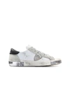 Philippe Model Prsx Sneakers In Bianco / Argento (white)