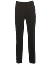 N°21 FLARED trousers CADY W/ROUCHES ON BOTTOM,11186053