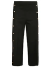 VERSACE WIDE-LEG CROPPED TROUSERS,11185920